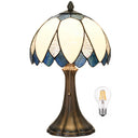 Tiffany Stained Glass Lotus Table Lamp