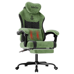 Ergonomic High-Back Gaming & Office Chair with Lumbar Support