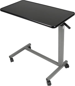 Pneumatic Adjustable Overbed Table with Wheels