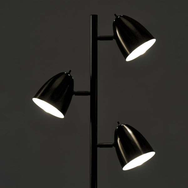3-Head Adjustable LED Floor Lamp
