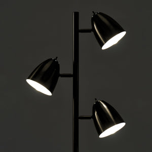 LED Tree Floor Lamp – 3-Head Adjustable, 2400 Lumens