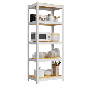 5-Tier Adjustable Metal Shelving Unit