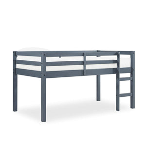 Junior Twin Loft Bed – Solid Pine Wood, Kids Space-Saving Design