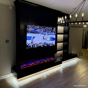 3-Sided Smart Electric Fireplace