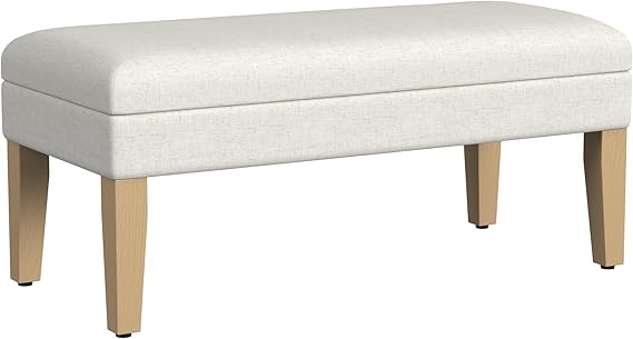 Upholstered Storage Ottoman Bench