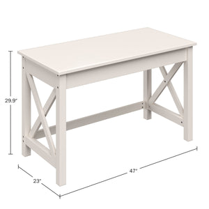 X-Pattern Writing Desk for Home Office, Bedroom & Study