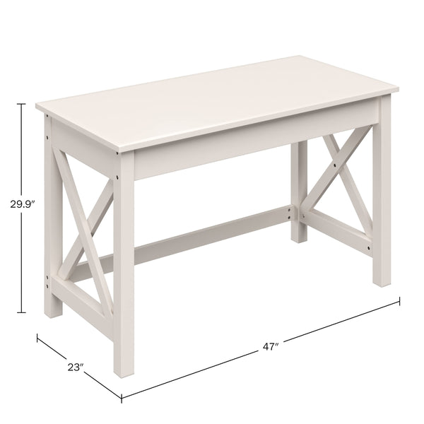X-Pattern Writing Desk for Home Office, Bedroom & Study