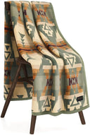 Geometric Polyester Throw Blanket 50" x 70" | Lightweight Cozy Sofa & Bed Throw