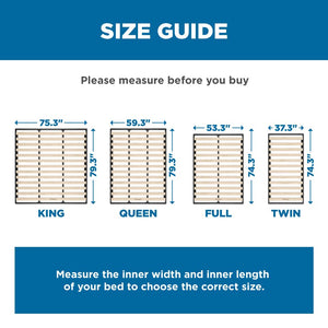 Bunkie Board Bed Support Board — Low Profile Box Spring Replacement