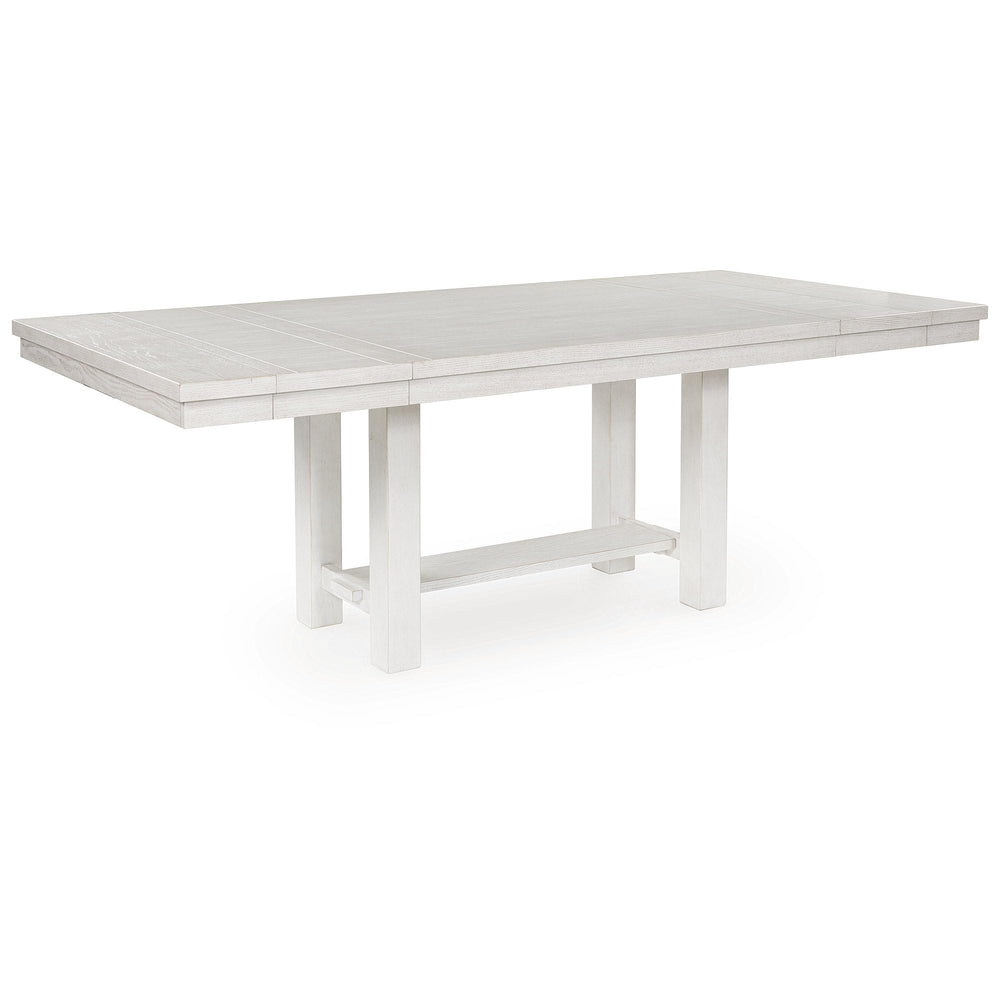 Extendable Farmhouse Dining Table with Removable Leaves – Seats 8