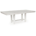Extendable Farmhouse Dining Table with Removable Leaves – Seats 8