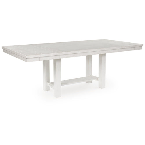 Extendable Farmhouse Dining Table with Removable Leaves – Seats 8