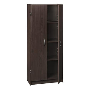 Pantry Cabinet with 2 Doors & Adjustable Shelves — Kitchen, Laundry & Utility Storage