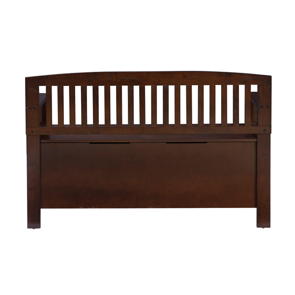 Mission-Style Storage Bench with Lift-Top Seat