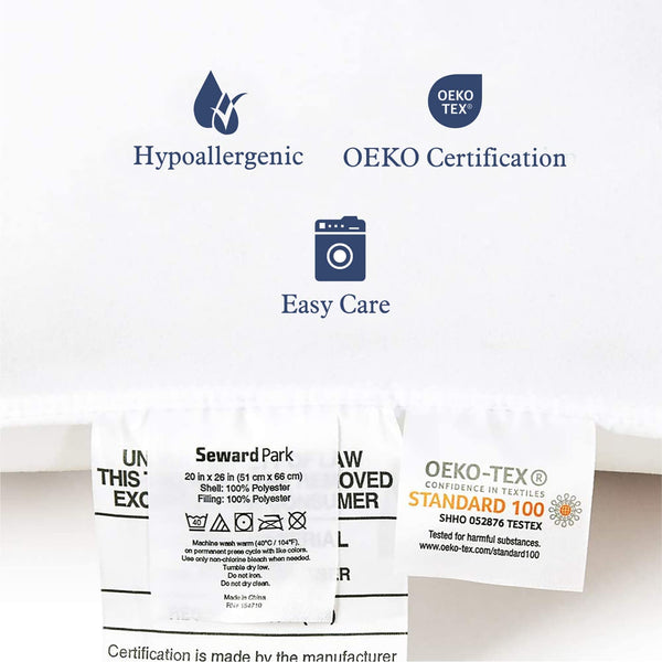 Down Alternative Bed Pillows Pack of 2