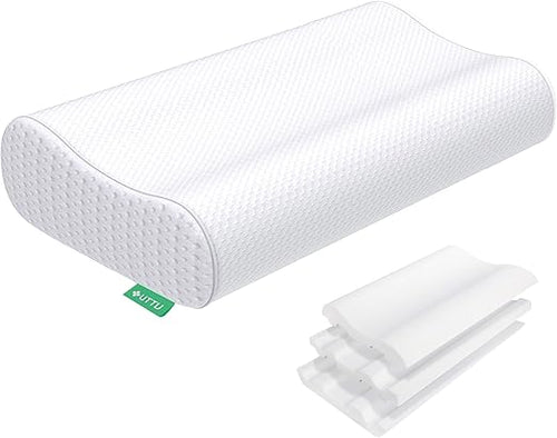 Cervical Memory Foam Pillow – Adjustable Contour Neck Support