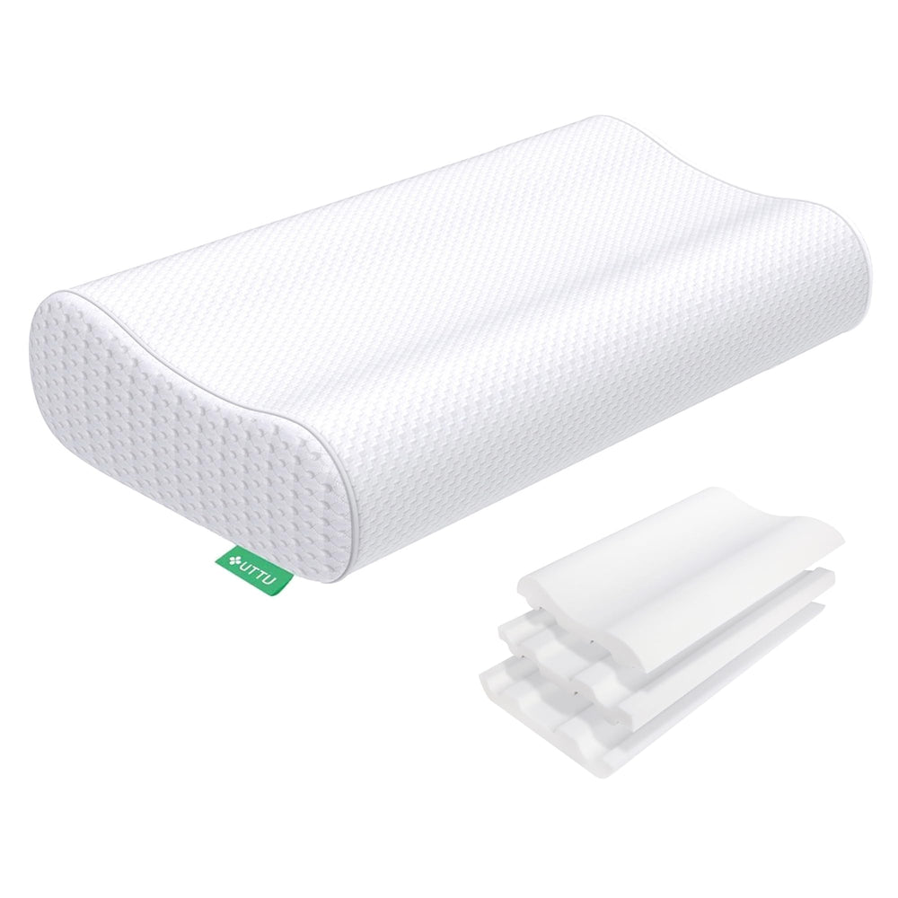 Cervical Memory Foam Pillow – Adjustable Contour Neck Support
