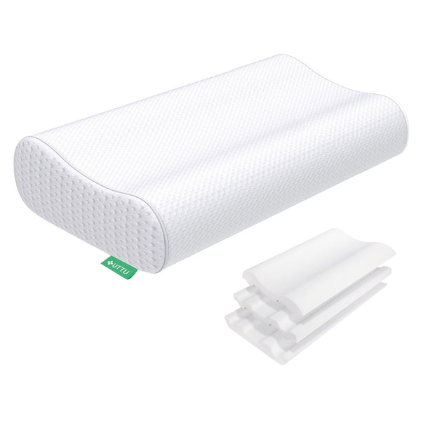 Cervical Memory Foam Pillow – Adjustable Contour Neck Support
