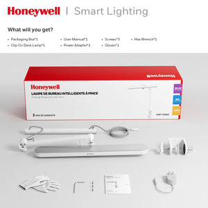 LED Clip-On Desk Lamp with Touch Control