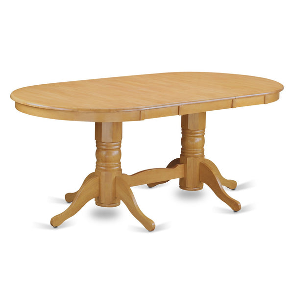 5-Piece Butterfly Leaf Oval Dining Set with Upholstered Chairs