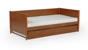 Mid-Century Modern Twin Daybed with Trundle