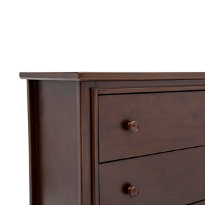 3-Drawer Dresser with Changing Top and Interlocking Drawers
