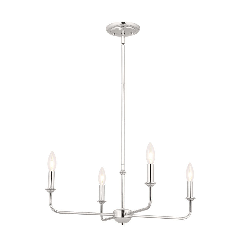 4-Light Mini Chandelier – Metal Ceiling Light Fixture