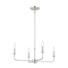 4-Light Mini Chandelier – Metal Ceiling Light Fixture