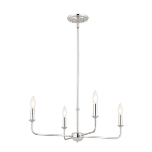 4-Light Mini Chandelier – Metal Ceiling Light Fixture