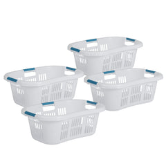 Small Hip-Hugger Laundry Basket 2.1 Bushel with Carrying Handles