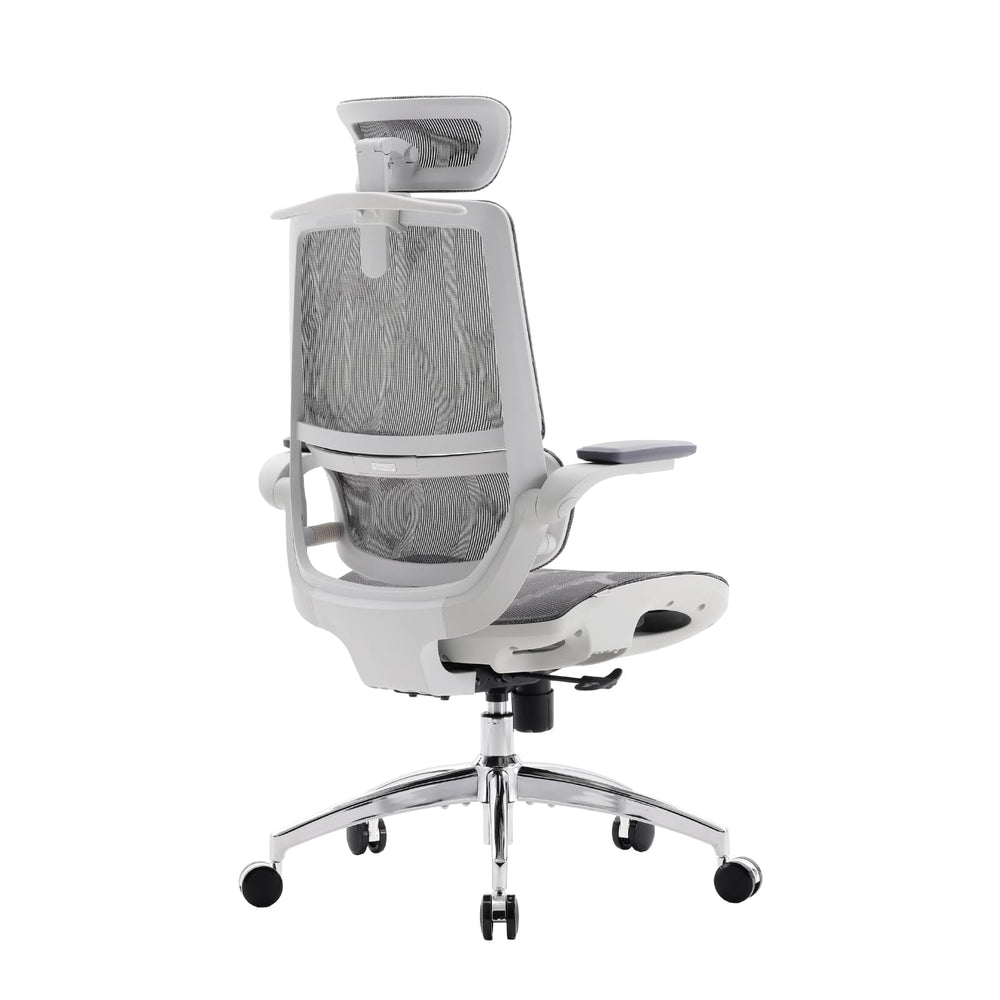 Ergonomic Mesh Office Chair with 3D Flip-Up Armrests & Dual Back Support