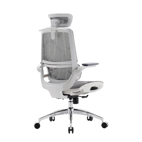 Ergonomic Mesh Office Chair with 3D Flip-Up Armrests & Dual Back Support