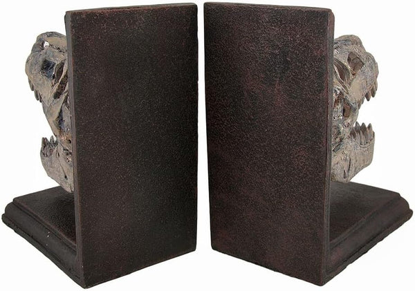 T-Rex Skull Bookends Set of 2