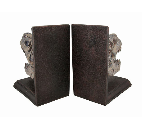 T-Rex Skull Bookends Set of 2