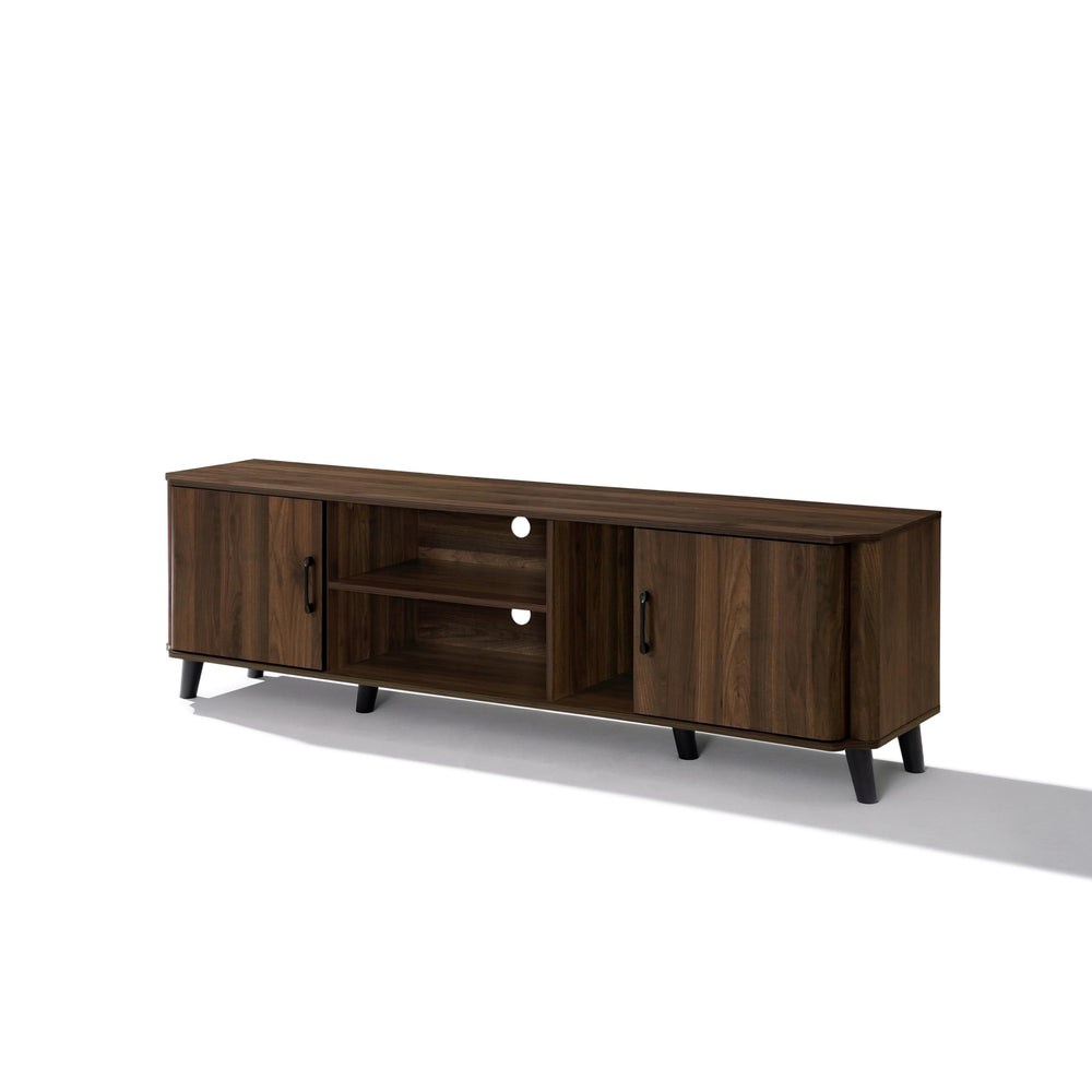 70" Mid-Century Modern TV Stand with Storage