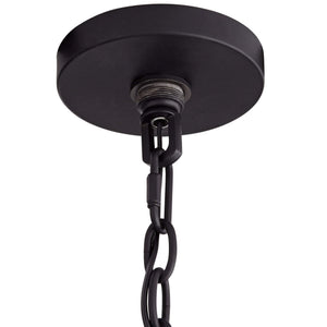 Rustic Antler Chandelier – 6-Light Round Ceiling Fixture