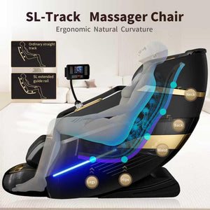 Zero Gravity 3D SL-Track Shiatsu Massage Recliner Chair