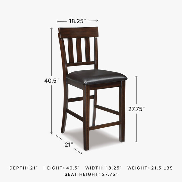 Upholstered Counter Height Bar Stool Set of 2