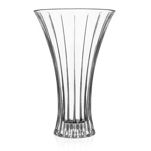 Round Opening Clear Glass Vase 11.6 Inch