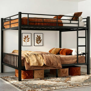 Queen Over Queen Bunk Bed – Heavy Duty Metal Frame