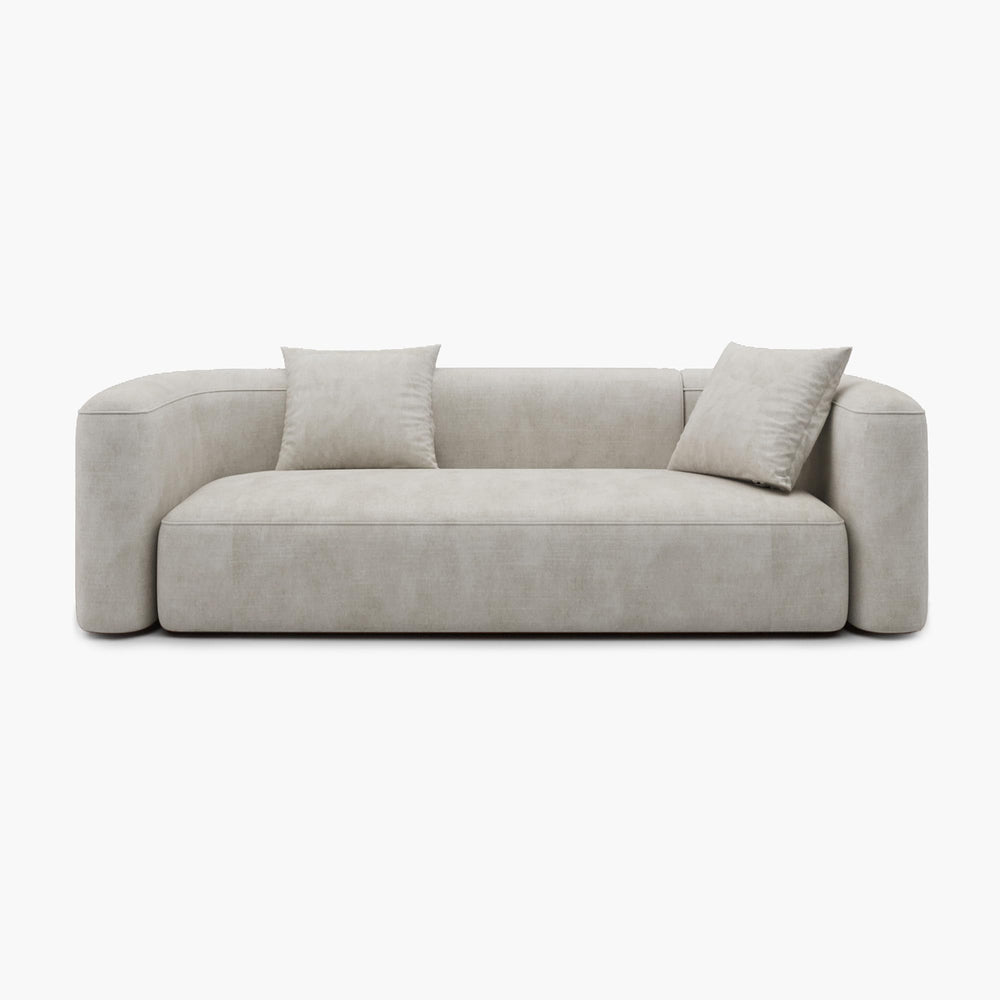 Modern Velvet Sofa Couch with Deep Seating