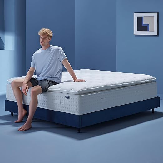 14 Inch Pillow Top Hybrid Mattress – Gel Memory Foam, Pocket Coils, Tencel Cover