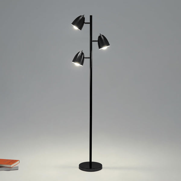 3-Head Adjustable LED Floor Lamp