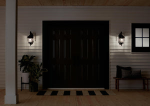 Outdoor Wall Light Fixture — Victorian Style, 1-Light, Cast Aluminum