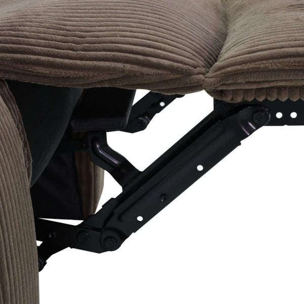L-Shaped Reclining Sectional Sofa with Storage Console & Cup Holders