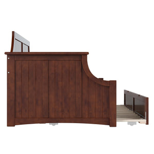 Twin Wood Daybed with Trundle