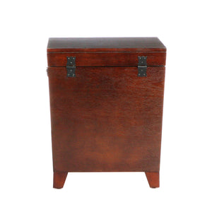 Espresso Trunk End Table