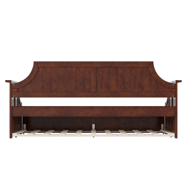 Twin Wood Daybed with Trundle