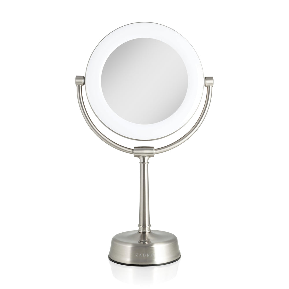 LED Lighted Makeup Mirror with Magnification & Dimmer