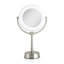 LED Lighted Makeup Mirror with Magnification & Dimmer